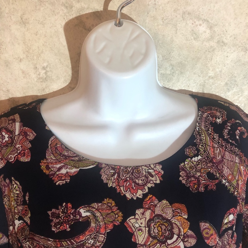 Signature Studio Tappered Blue Dress - Picture 3 of 12
